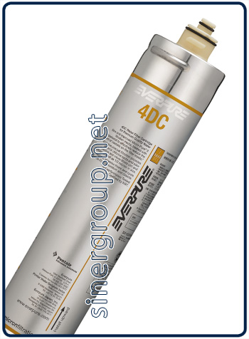 Everpure 4DC antimicrobial replacement filter 11.350lt. - 1,9lt./min. 0,5 micron (6)