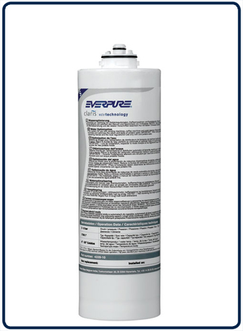 Everpure CLARIS S resins antiscale replacement filter 490lt.@41,1°F. - 1,9lt./min. 5 micron (1) - Click Image to Close