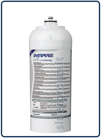 Everpure CLARIS L resins antiscale replacement filter 1.500lt.@41,1°F. - 3,7lt./min. 5 micron (1)