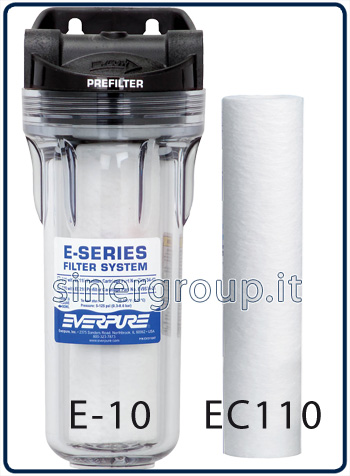Everpure E-10 sistema prefiltro - 22,7lt./min. 10 micron (1) - Clicca l'immagine per chiudere